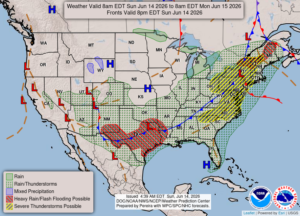 El sureste de Louisiana se prepara para un cambio significativo en las condiciones meteorológicas, luego de varios días de tiempo seco.