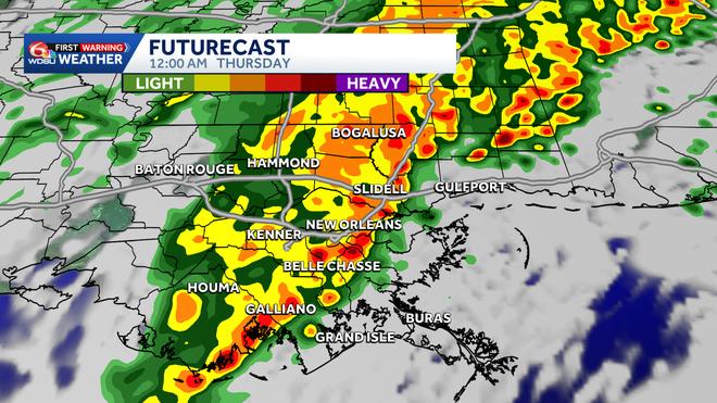 Tormentas de lento desplazamiento mantienen riesgo de inundaciones repentinas en Nueva Orleans este lunes