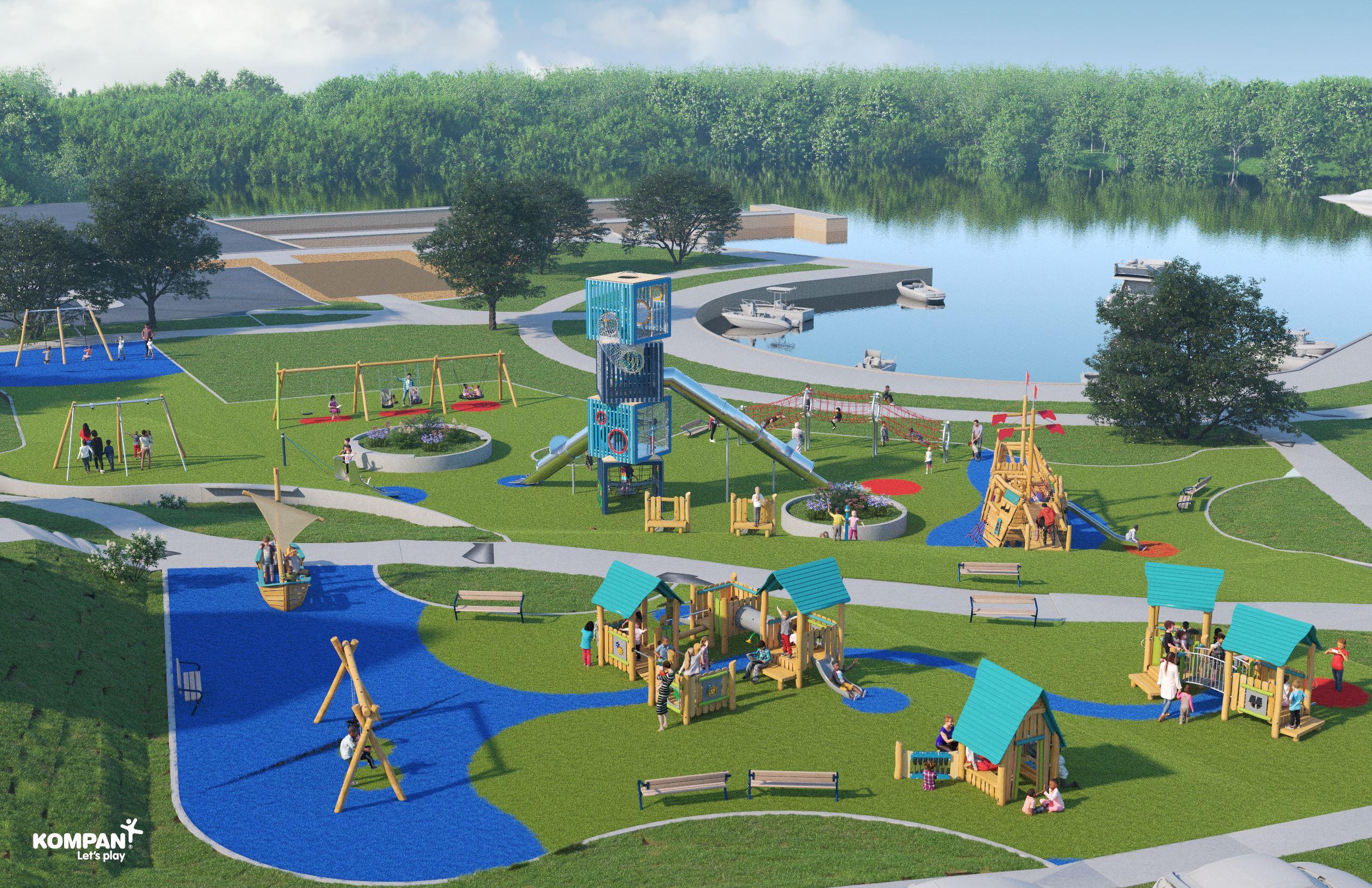 Kenner y Harahan avanzan con nuevos parques inclusivos para niños de todas las capacidades