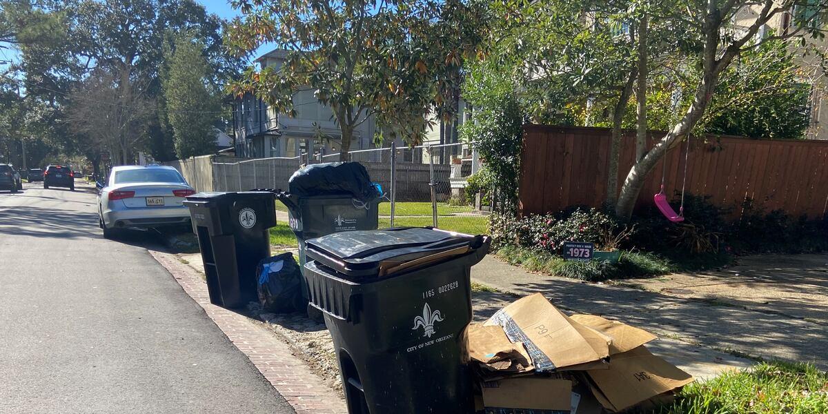 Nueva Orleans aumenta la tarifa de recolección de basura: esto pagarán los residentes